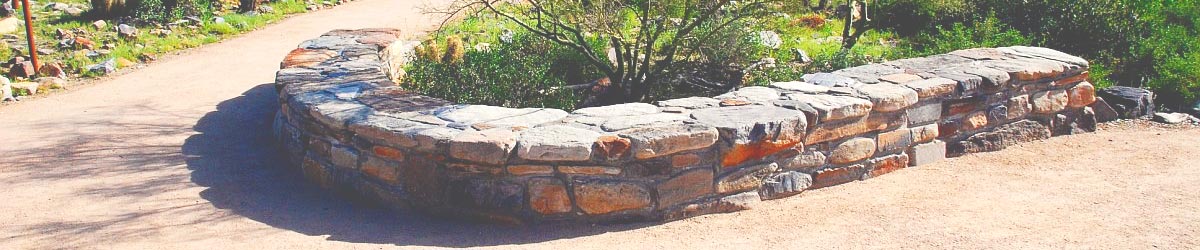 Gateway Trailhead Stone Bench