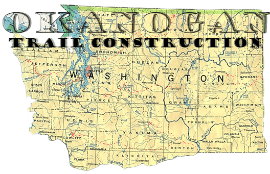 Washington Okanogan Trail Construction Logo